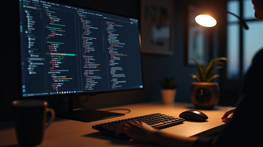 Code editor showing HTML canvas element with JavaScript initialization code and proper canvas sizing